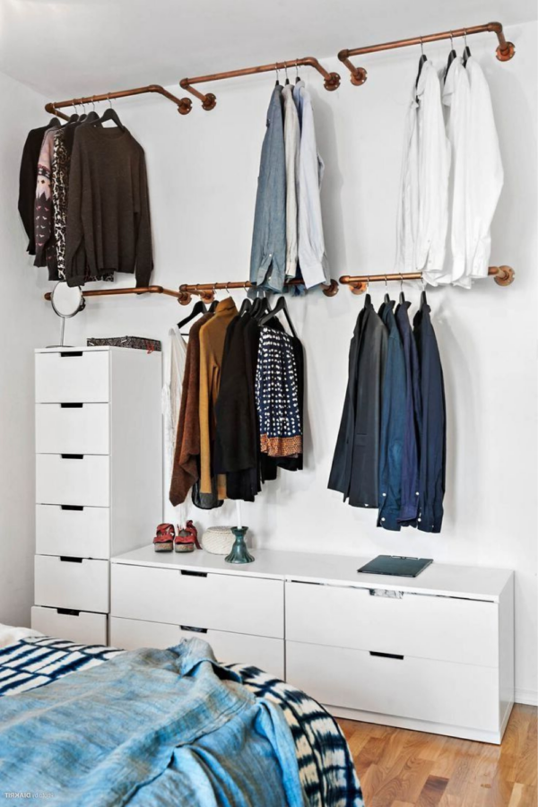 Clever Clothes Storage Ideas for Small Bedrooms